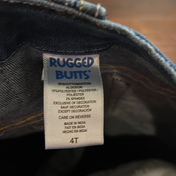 Rugged Butts Toddler Blue Jeans 4T - Picture 4 of 6